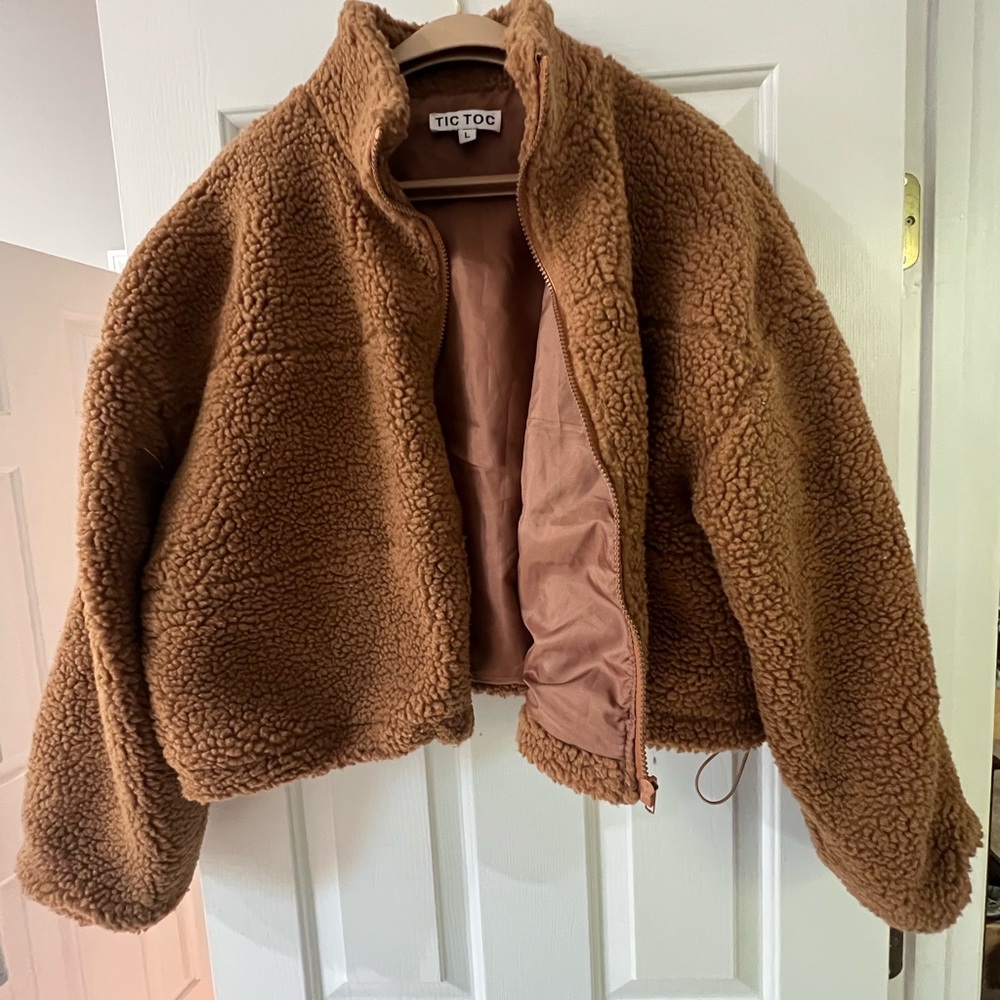 Tig Toc Women's Brown Puffer Jacket